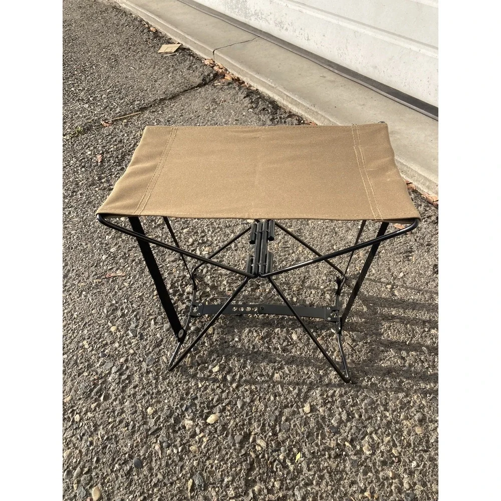 Rothco Coyote Brown Lightweight Foldable Portable Sitting Stool & Carry Pouch